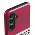 NFL Arizona Cardinals White Striped Galaxy S24 Plus Impact Case